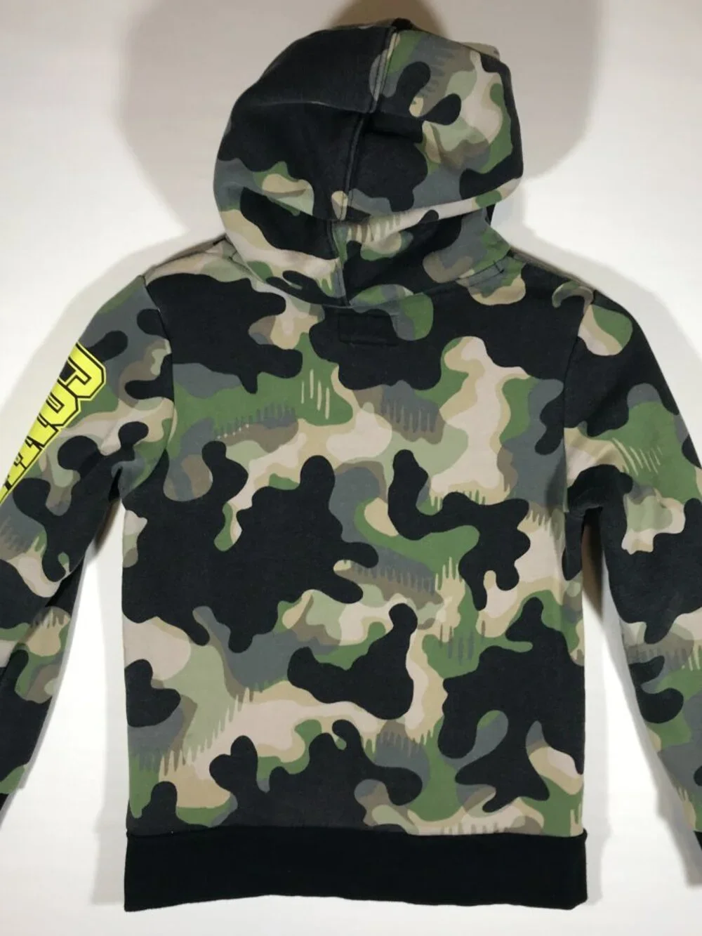 Converse Kid's Small 8-10 Camouflage Long Sleeve Hoodie Sweatshirt